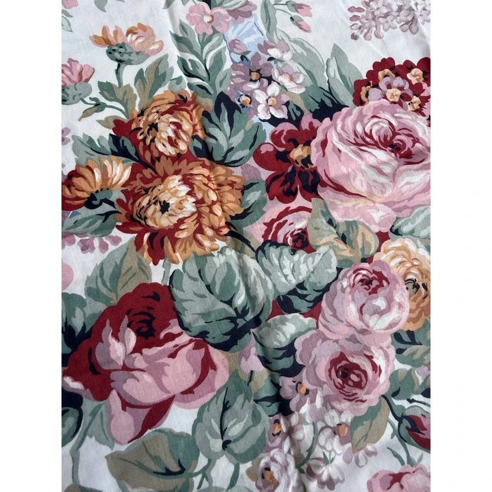 Vintage Lauren Ralph Lauren ALLISON Cottage Floral Standard Pillow Case Lot Of 2